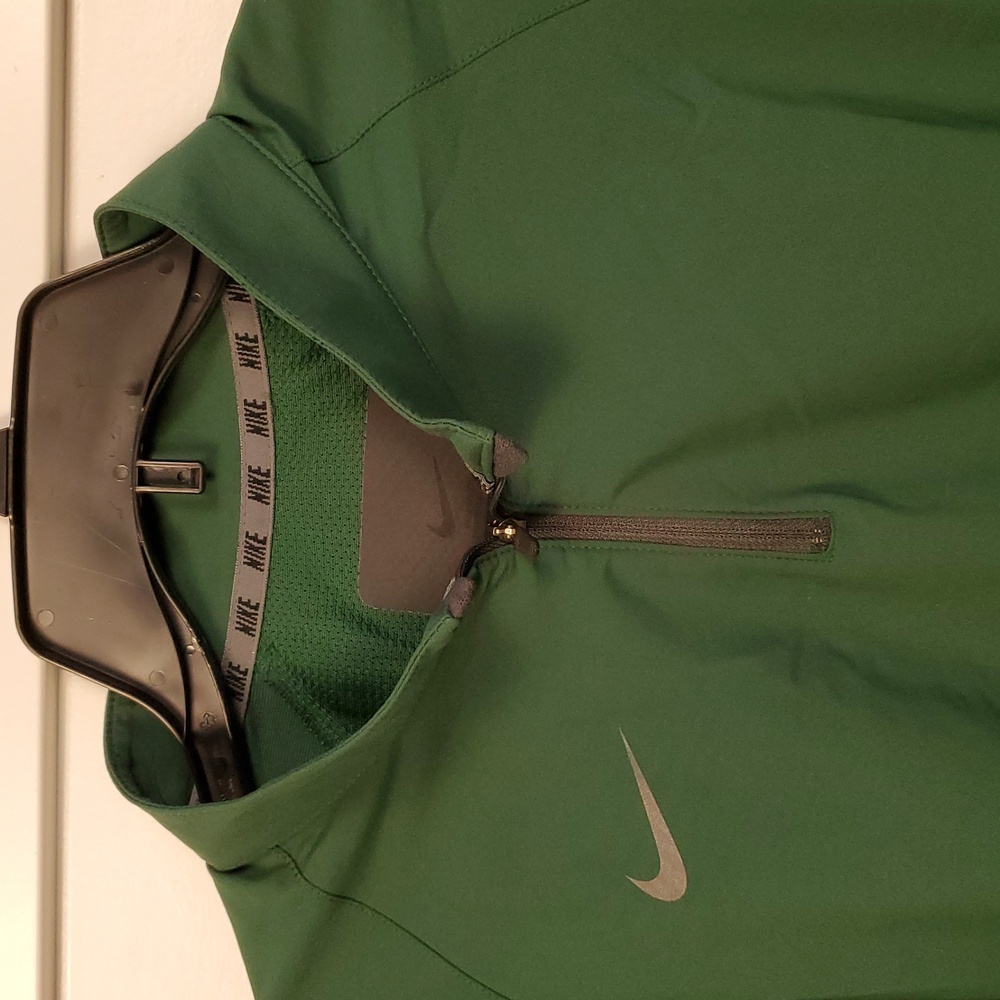 Nike Quarter Zip Windbreaker Jacket Fern Green S
